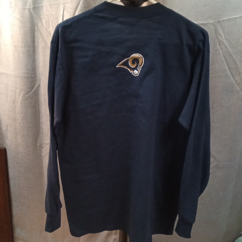 NFL Rams Long Sleeve Shirt Size Medium - Picture 4 of 4